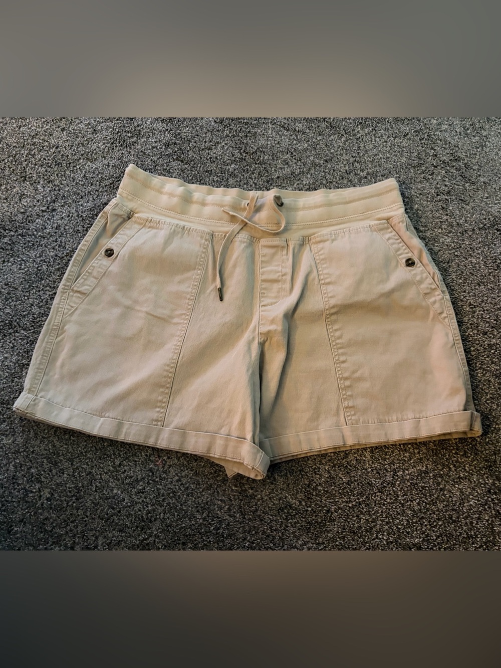 Terra & Sky Tan Pull On Shorts